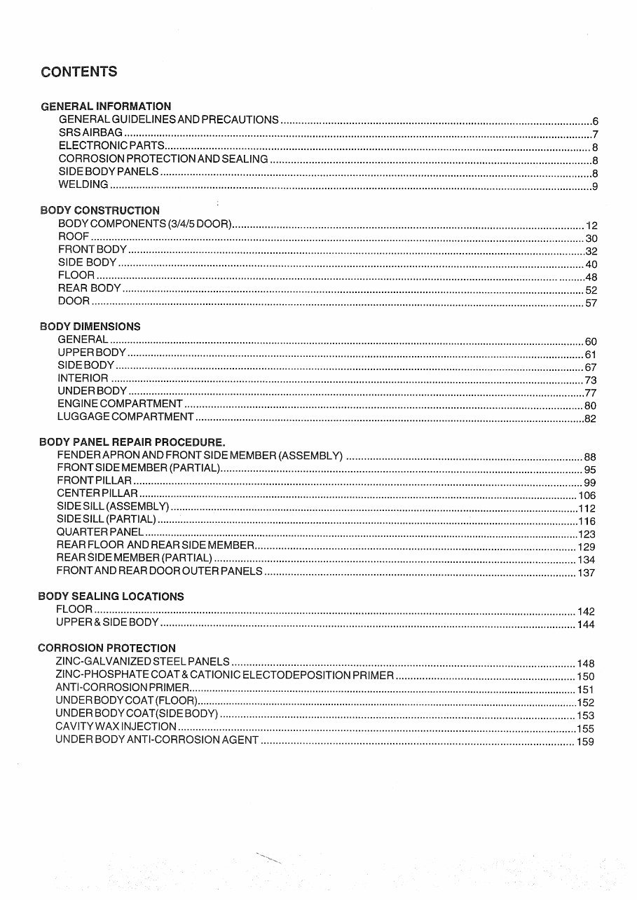 2002 Hyundai Accent Service & Repair Manual Software preview img 1