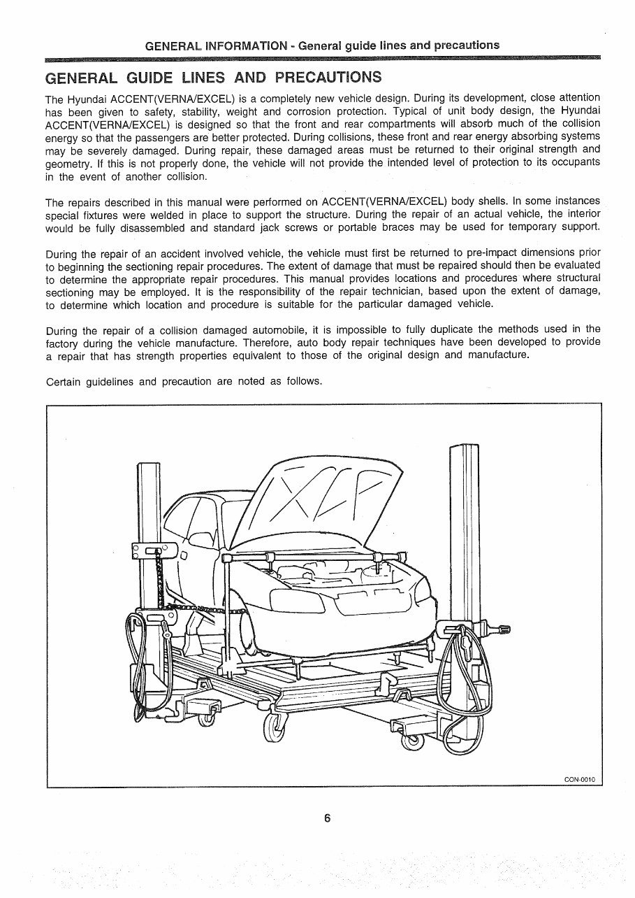 2002 Hyundai Accent Service & Repair Manual Software preview img 3