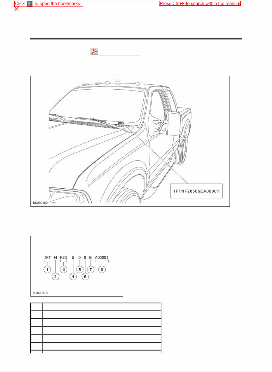 2006 Ford F-250 Super Duty Service & Repair Manual preview img 1