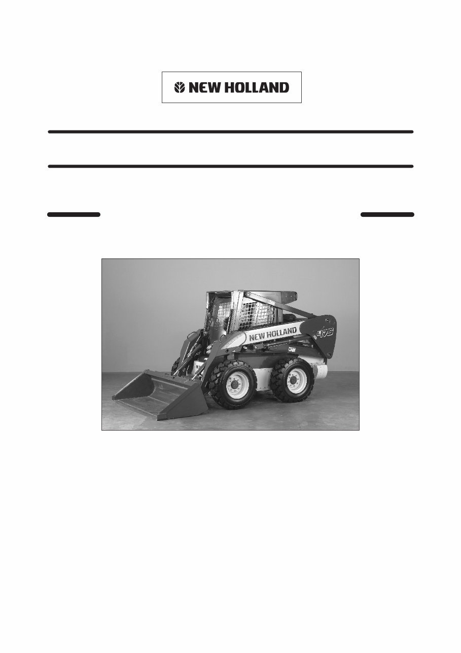 New Holland L175 C175 Skid Steer (Compact Track Loader) Service Parts Catalogue Manual INSTANT preview img 1