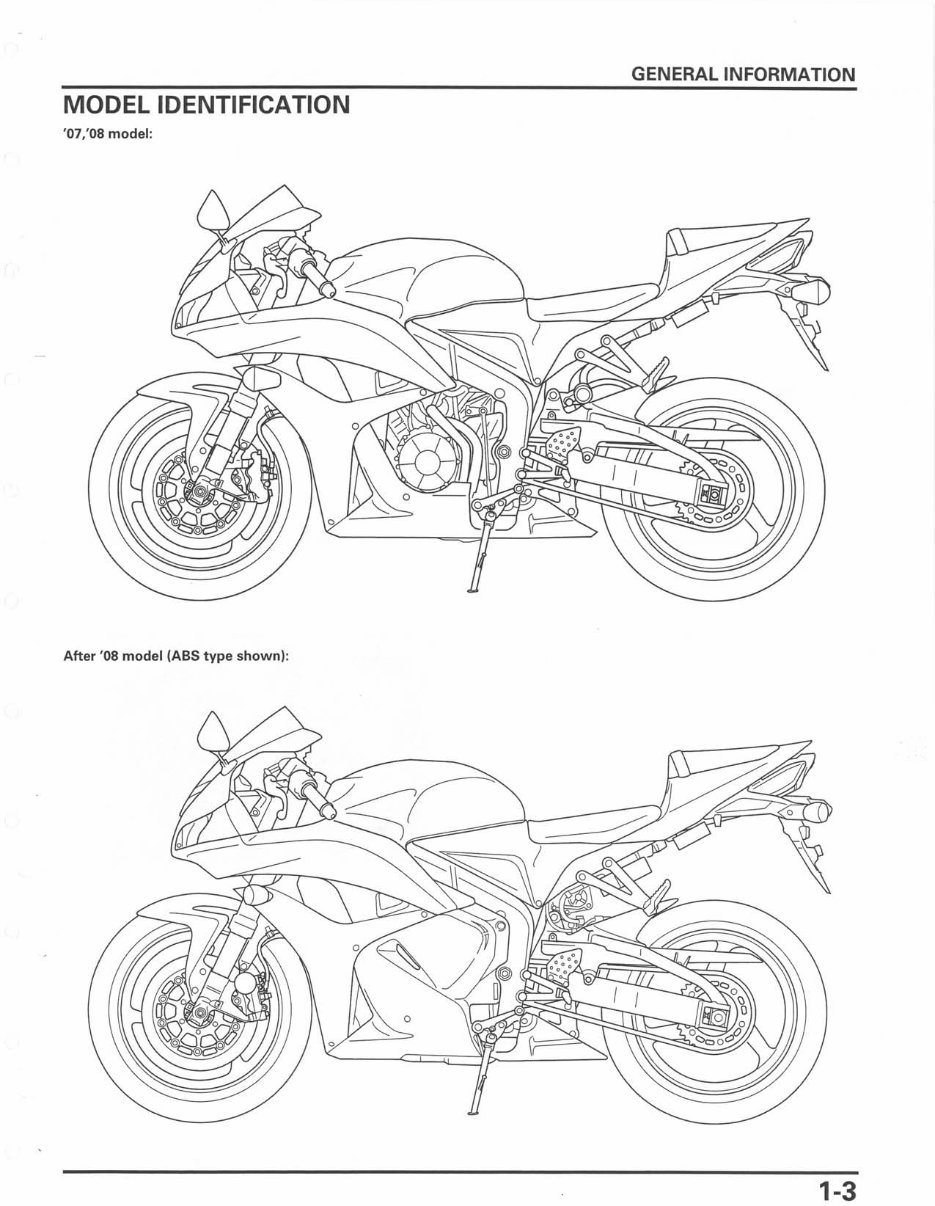 2007-2009 Honda CBR600RR(RA) Service & Repair Manual preview img 7