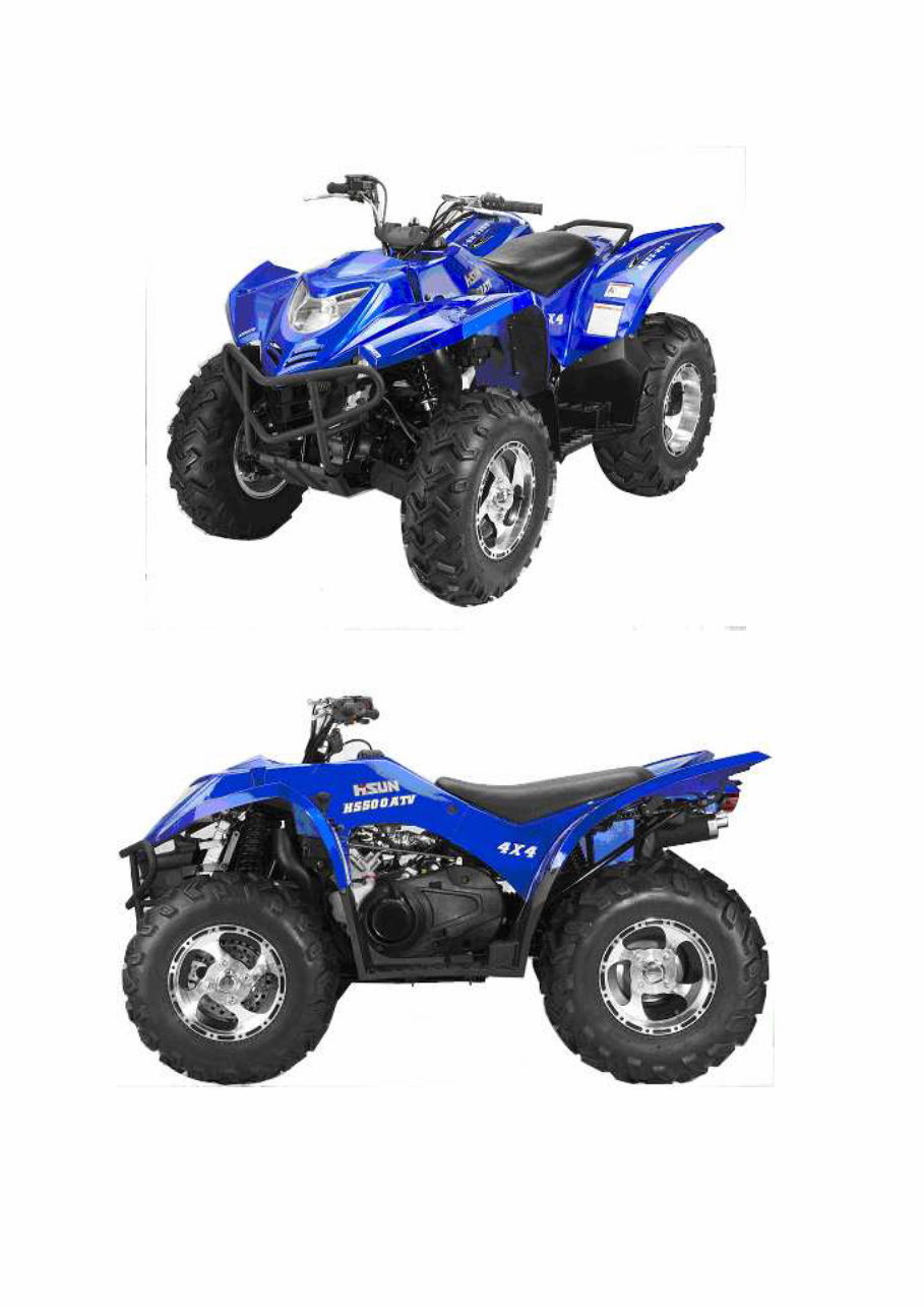 HISUN 500 HS500 4X4 ATV Service Repair Manual preview img 6