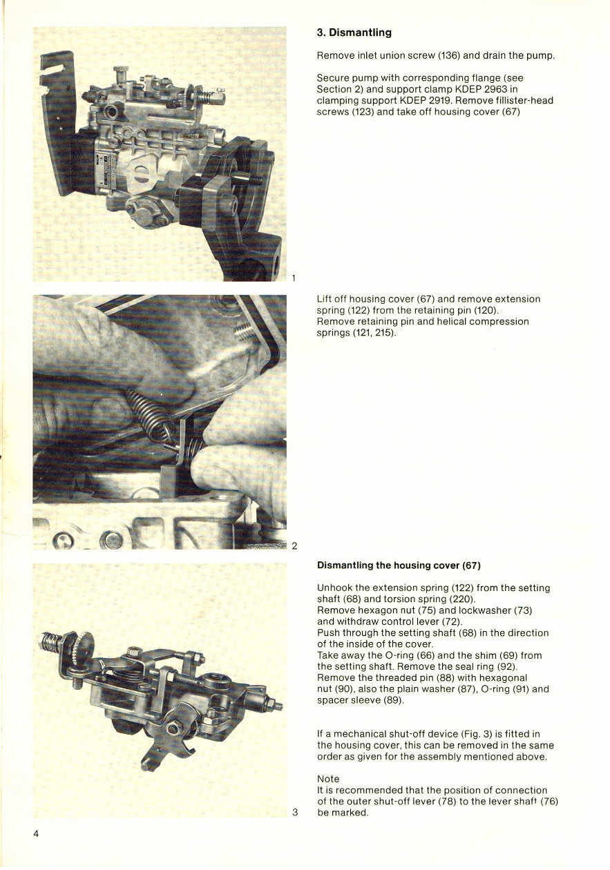 Bosch VE Fuel Injection Pump Service & Repair manual preview img 4