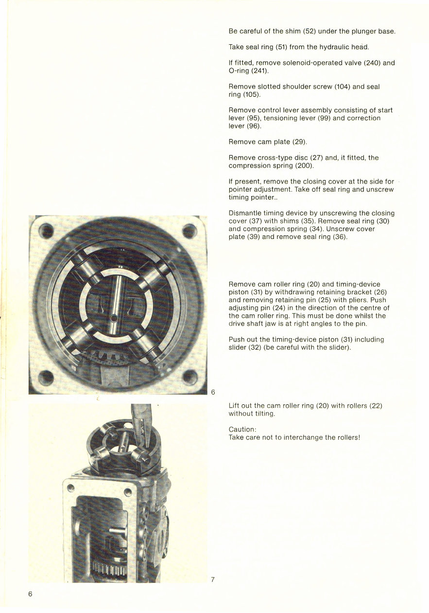 Bosch VE Fuel Injection Pump Service & Repair manual preview img 6