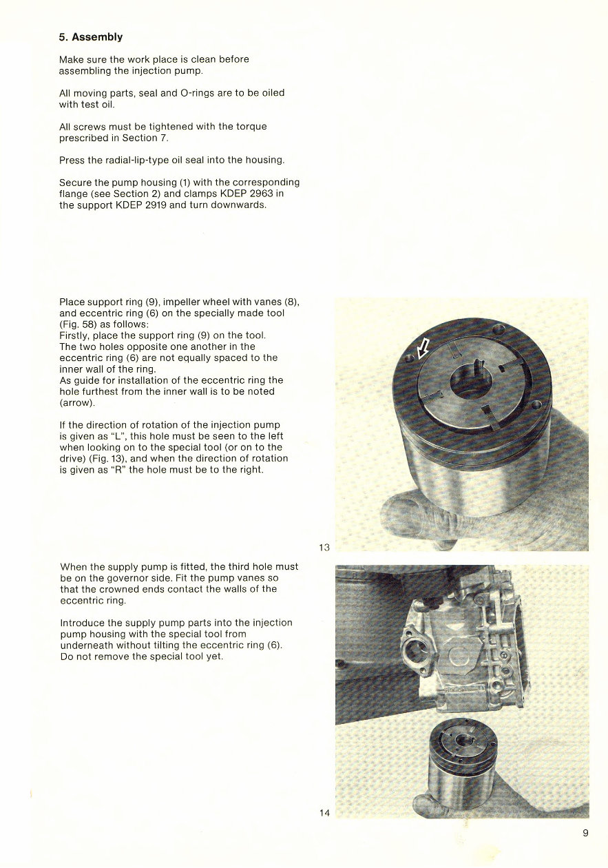 Bosch VE Fuel Injection Pump Service & Repair manual preview img 9