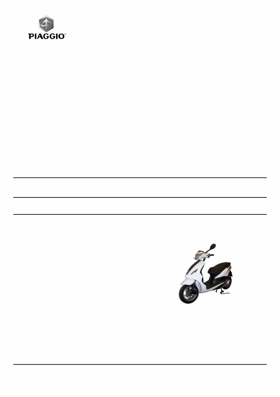 PIAGGIO FLY 125 FLY 150 Scooter Workshop Service Manual preview img 1