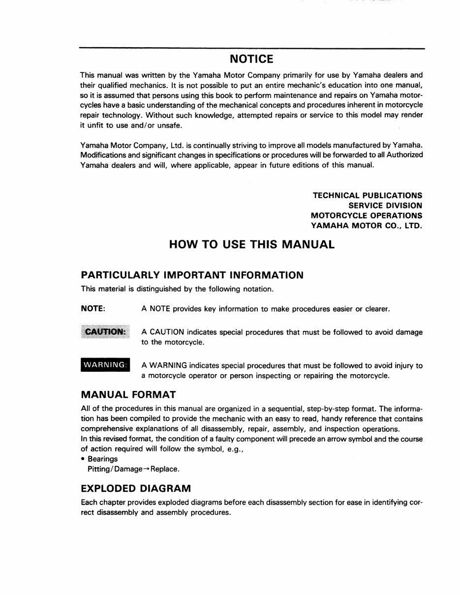 2001-2009 Yamaha Trailway TW200 Service & Repair Manual preview img 3