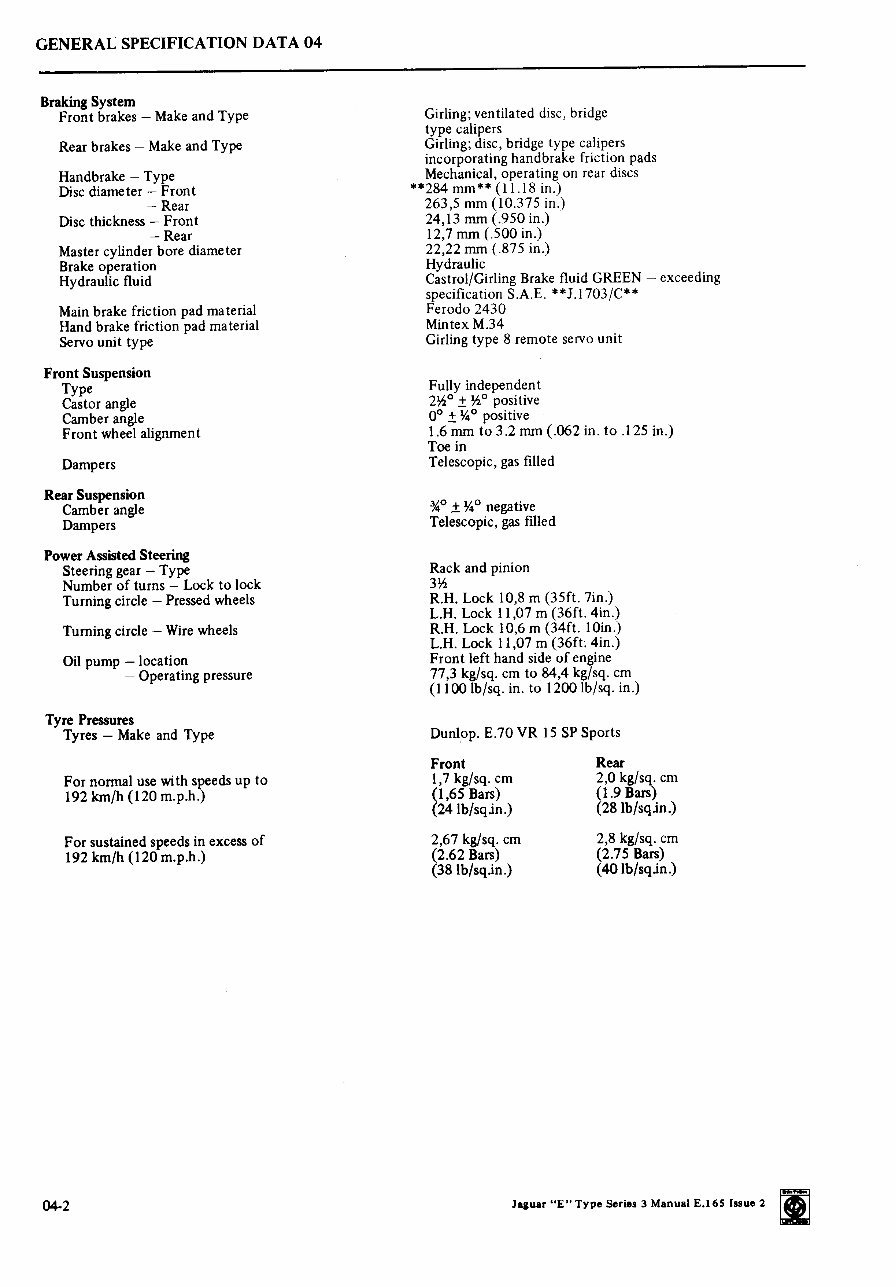 1971-1974 Jaguar E-Type Series Iii V12 Service & Repair Manual preview img 10