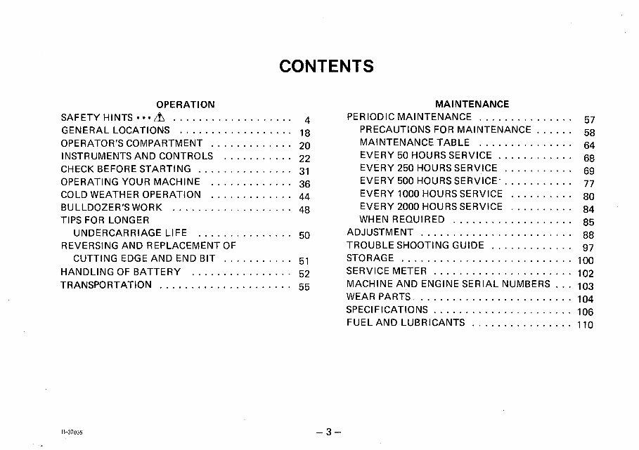 Komatsu D20A-5 Bulldozer Workshop Service Repair Manual preview img 4