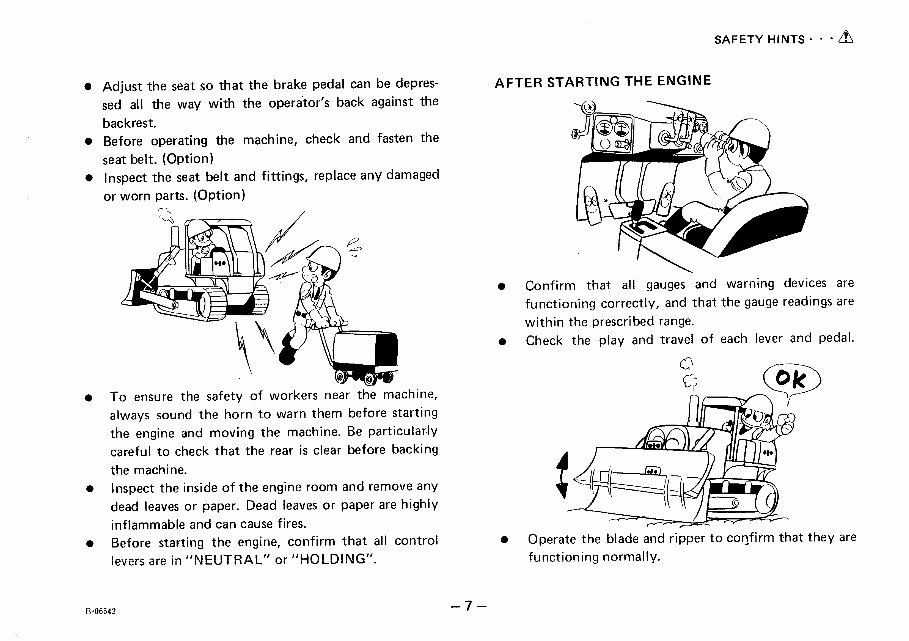 Komatsu D20A-5 Bulldozer Workshop Service Repair Manual preview img 8