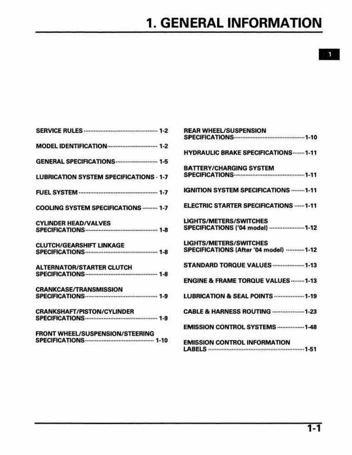 2005-2006 Honda CB 600 F Hornet Service & Repair Manual preview img 3