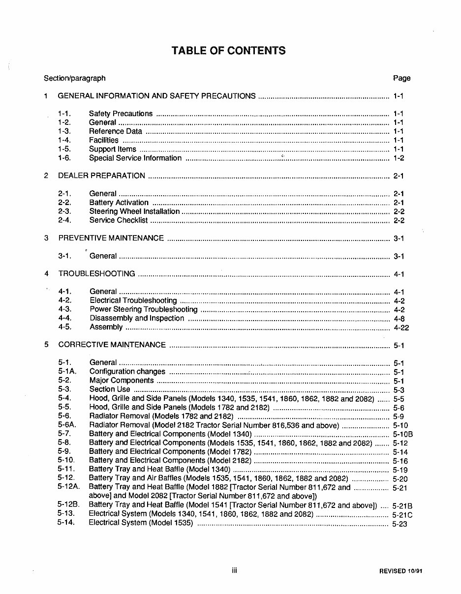 Cub Cadet 2082 Tractor Service & Repair Manual preview img 5