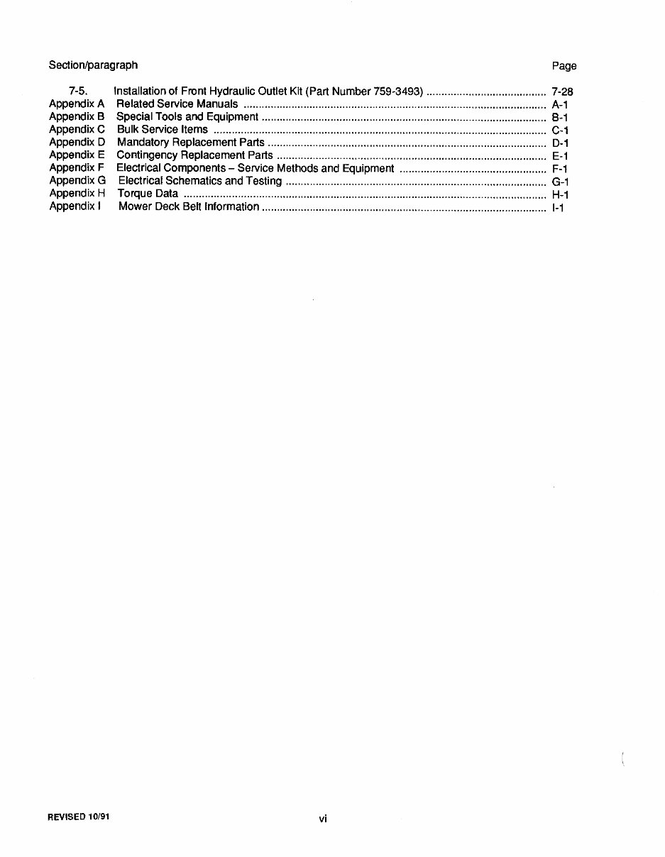 Cub Cadet 2082 Tractor Service & Repair Manual preview img 8