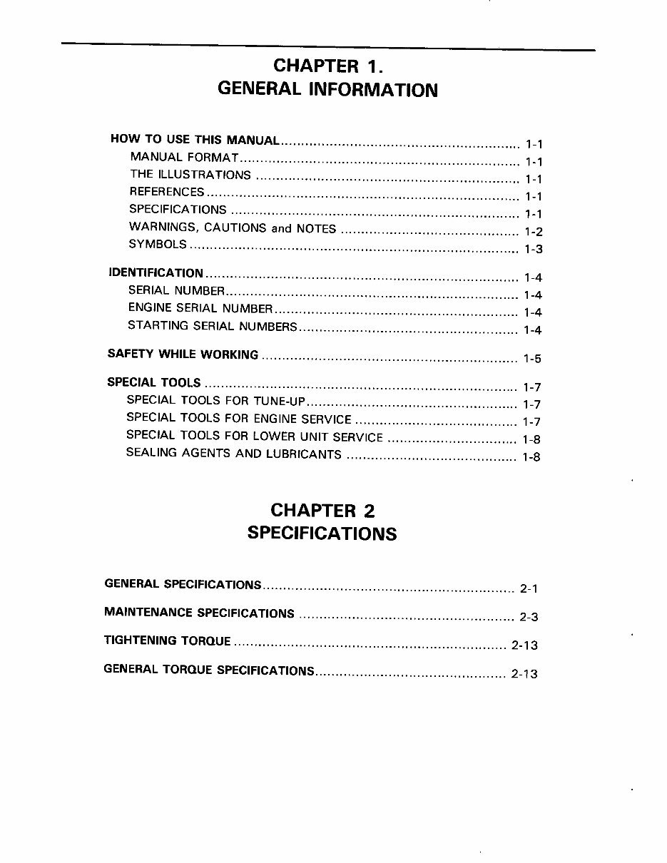 1990-1997 Yamaha 20HP 25HP 2-Stroke Outboard Repair Manual preview img 6