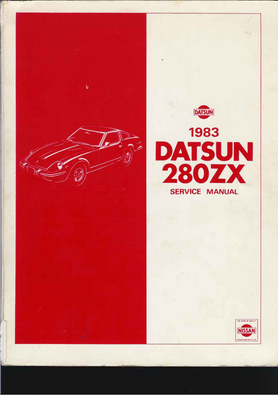 1983 Datsun 280ZX Service & Repair Manual preview img 1