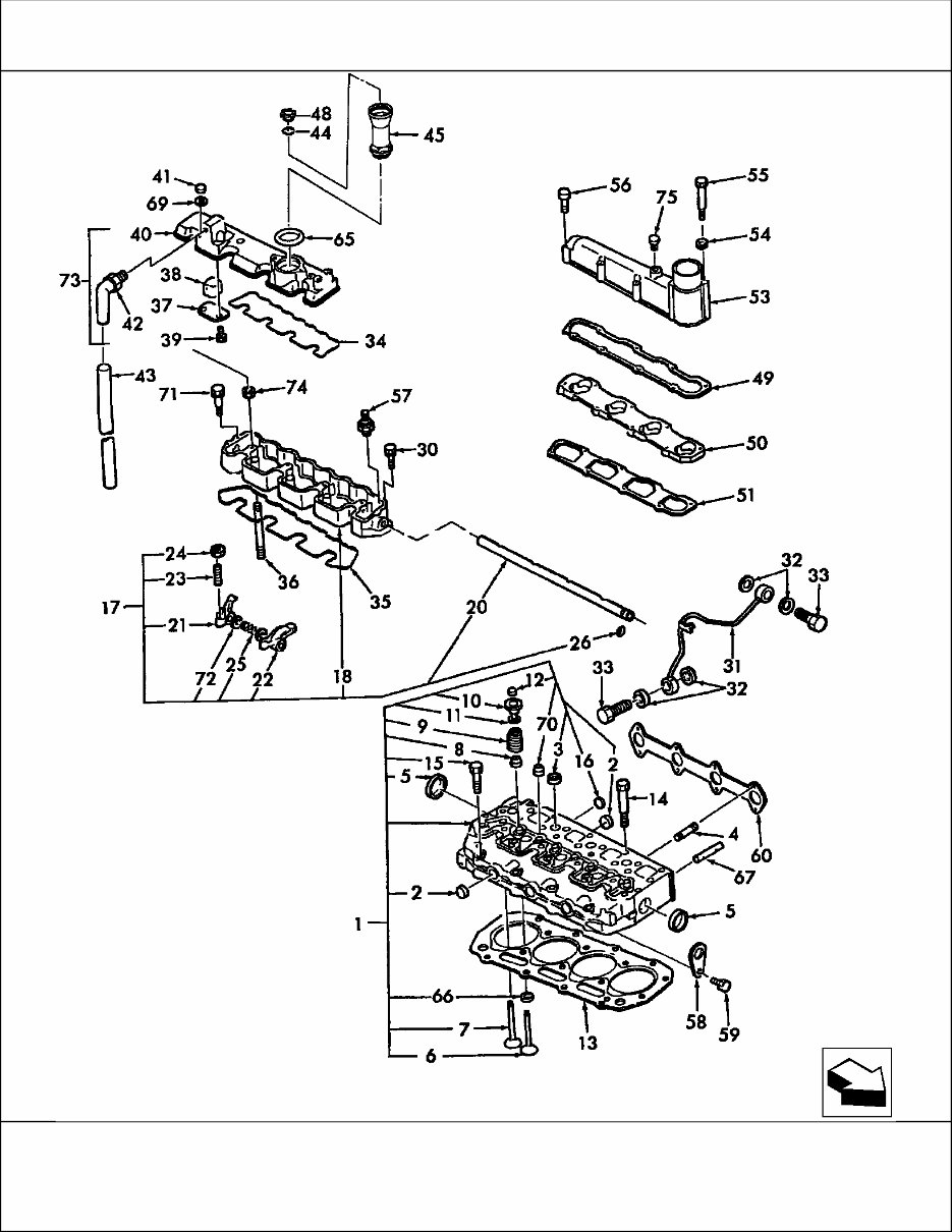 NEW HOLLand TC55DA 4 CYLINDER DELUXE COMPACT Tractor MASTER ILLUSTRATED Parts LIST Manual BOOK preview img 10