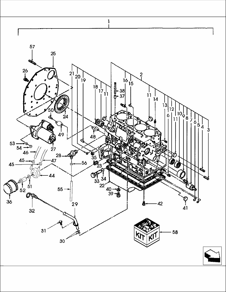 NEW HOLLand TC55DA 4 CYLINDER DELUXE COMPACT Tractor MASTER ILLUSTRATED Parts LIST Manual BOOK preview img 5