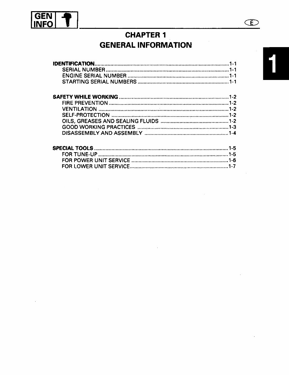 YAMAHA OUTBOARD 9.9 15 Service Manual preview img 8