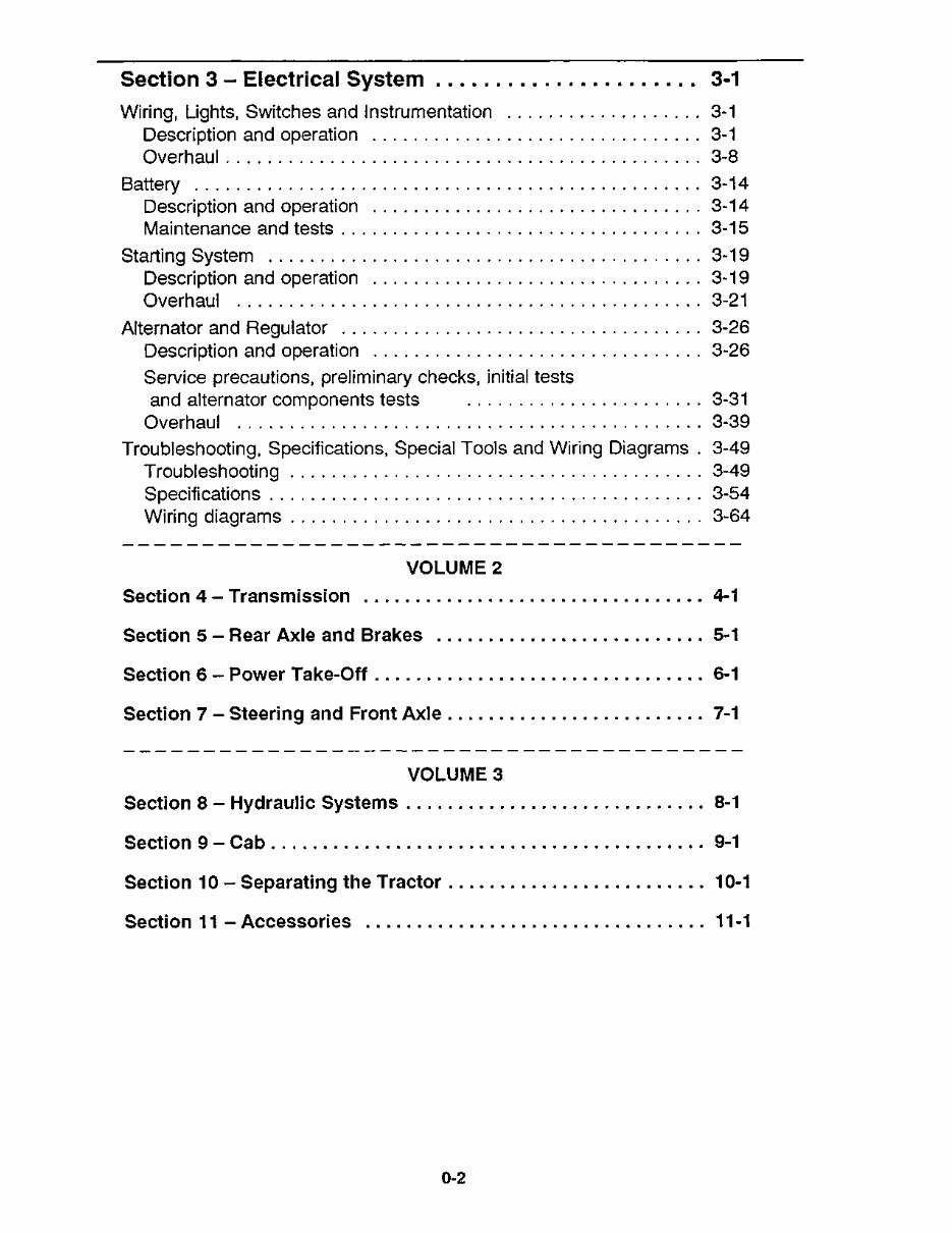 Ford-New Holland 250C / 260C / 345D / 445D / 545D Tractor Loader Service & Repair Manual preview img 4