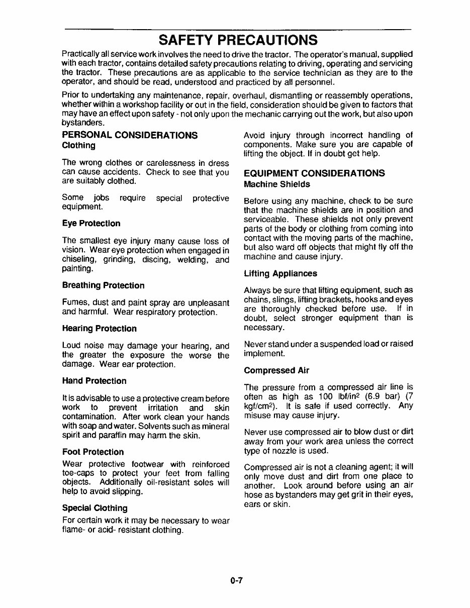 Ford-New Holland 250C / 260C / 345D / 445D / 545D Tractor Loader Service & Repair Manual preview img 9