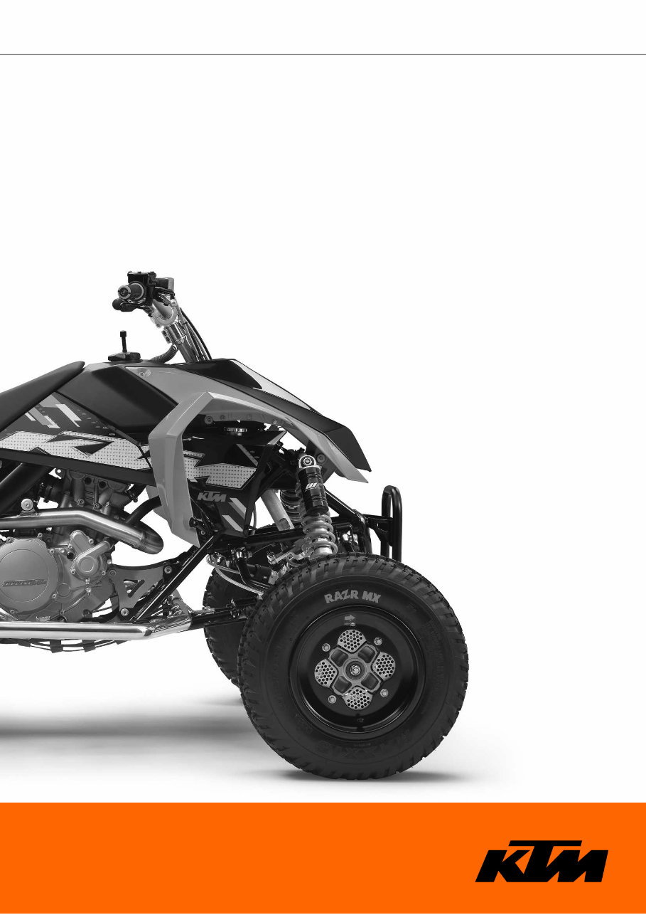 KTM 450 SX ATV 2009-2011 Service Repair Workshop Manual preview img 1