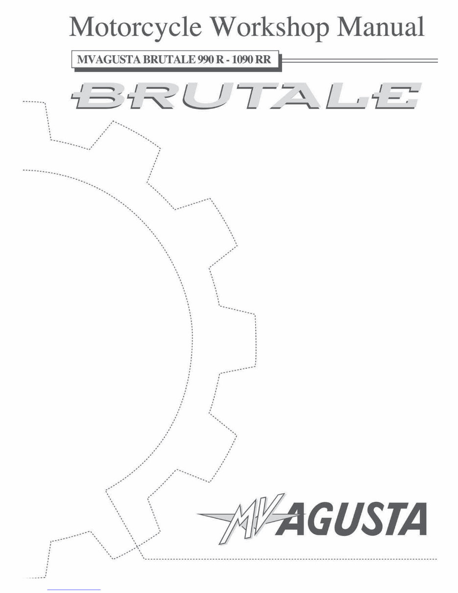 MV AGUSTA BRUTALE 990 R 1090 RR Bike Workshop Repair Manual preview img 3