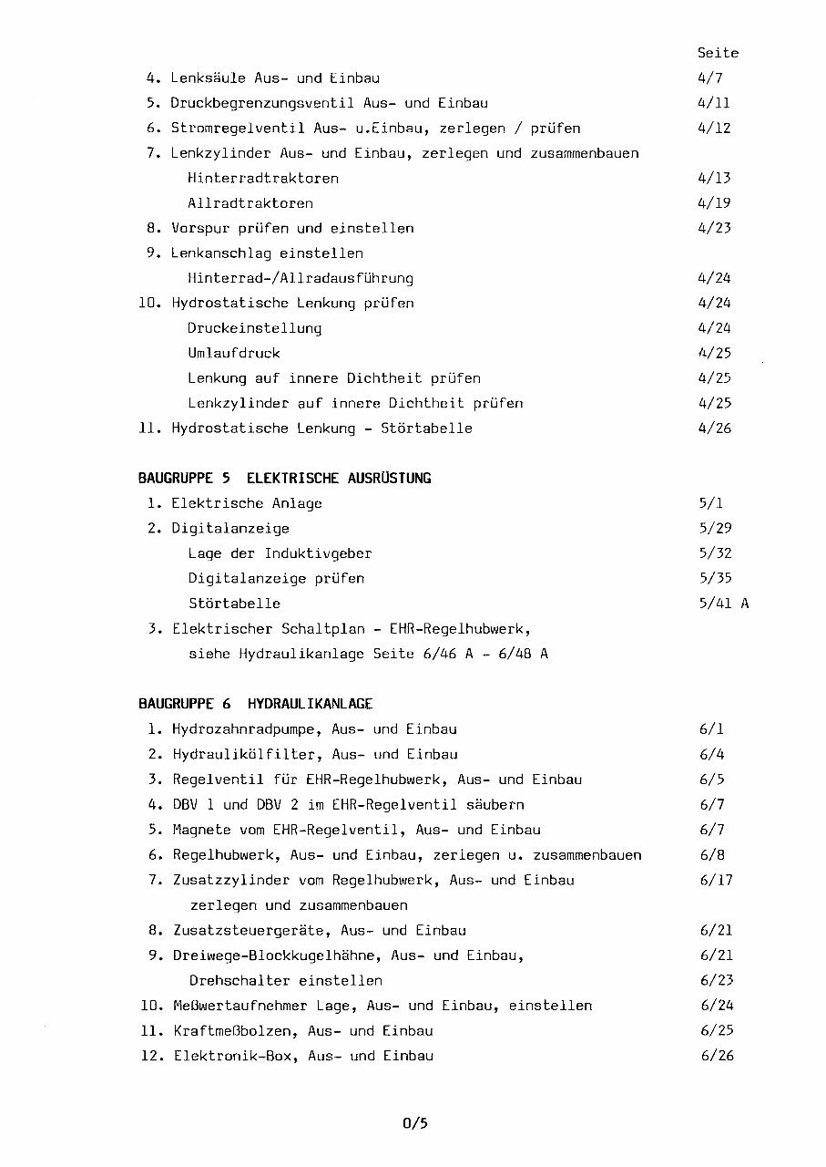 Fendt Farmer 311 LS Tractor Workshop Repair Service Manual preview img 10