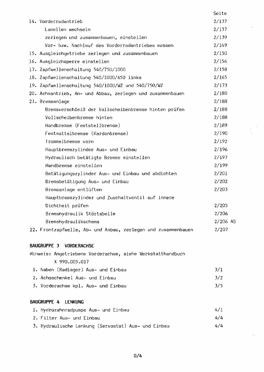 Fendt Farmer 311 LS Tractor Workshop Repair Service Manual preview img 9