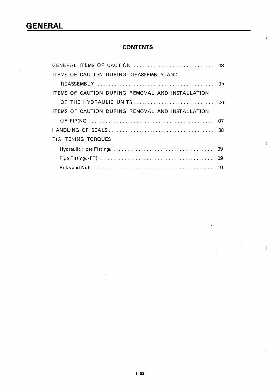 TB68 TB68-E Compact Excavator Workshop manual. preview img 8