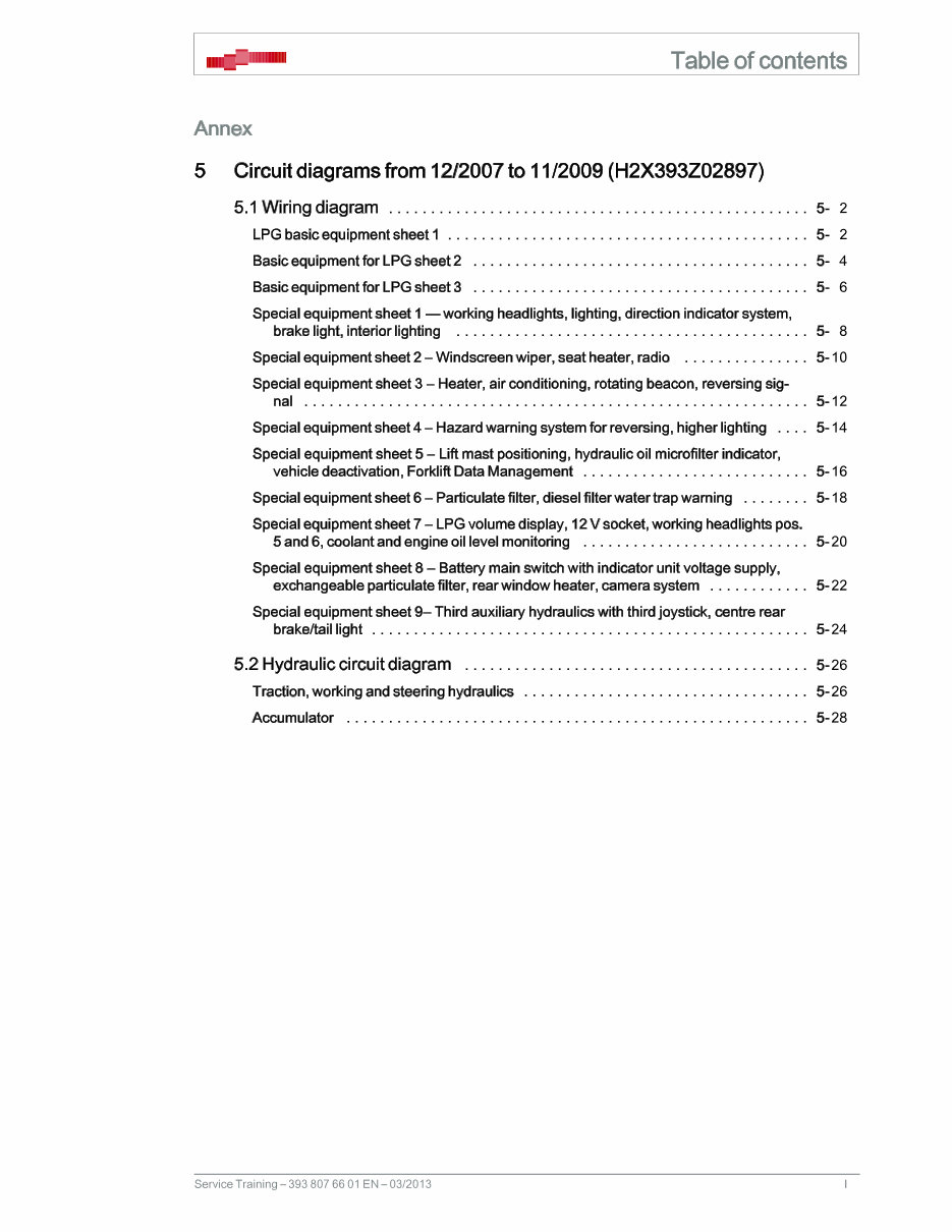 Linde 393 Series Forklifts (H25D, H30D, H35D, H25T, H30T, H35T) OEM Service & Repair Manual preview img 4