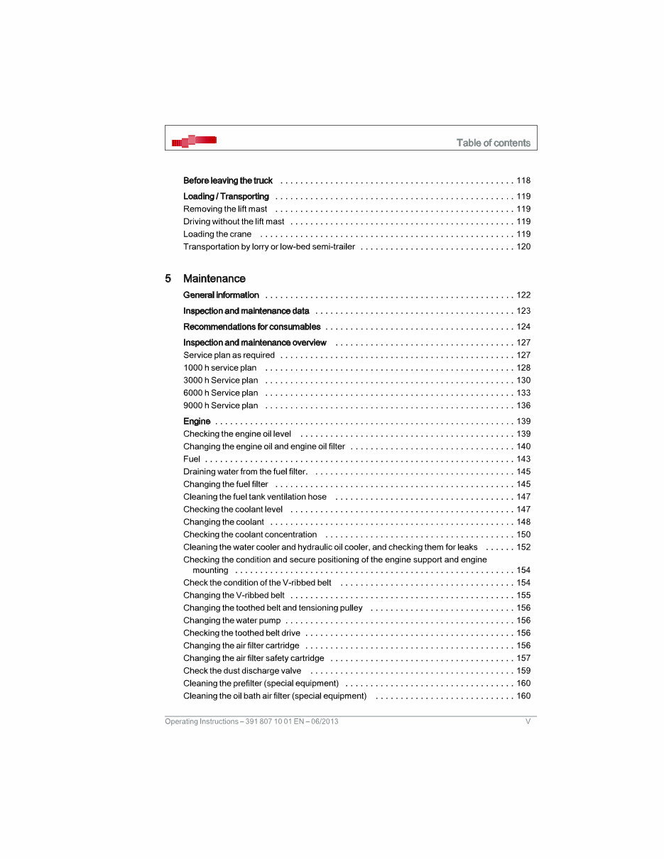 Linde Diesel Forklift Truck 391 Series H14, H16, H18, H20 Operating Manual preview img 5