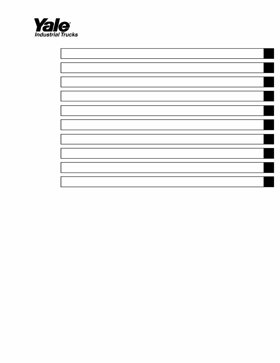 Yale MSW 030-E MSW 040-E (C820), MRW 020-E MRW 030-E (C821) Lift Truck Parts Manual preview img 3