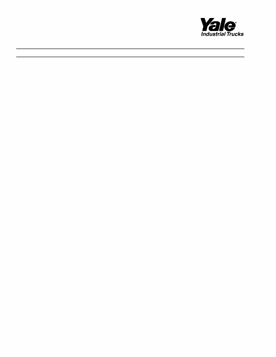 Yale MSW 030-E MSW 040-E (C820), MRW 020-E MRW 030-E (C821) Lift Truck Parts Manual preview img 6