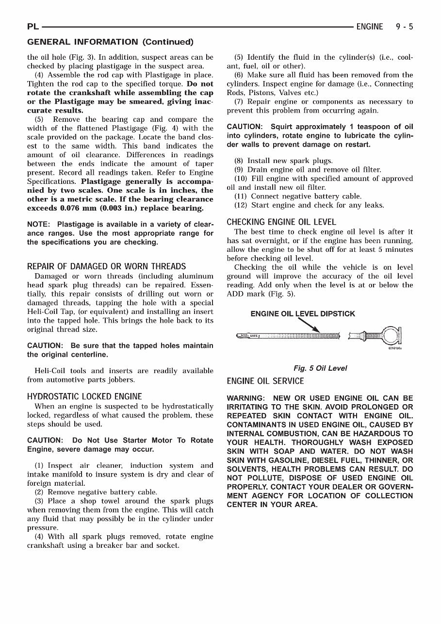 Dodge Neon 1994 1995 1996 1997 1998 1999 Service Manual preview img 5