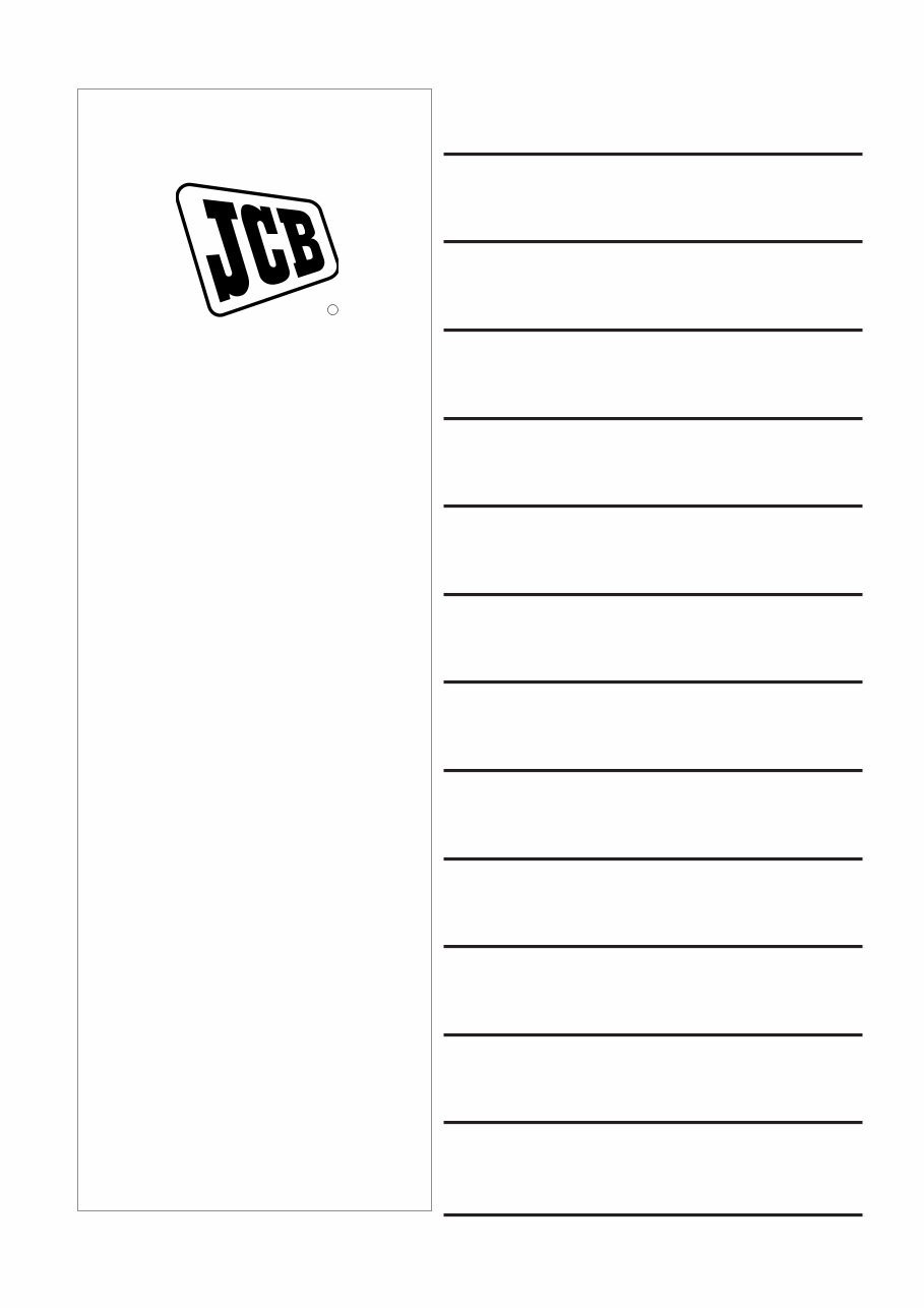 JCB 520-55, 526, 526S, 526-55 Telescopic Handler Service Repair Workshop Manual preview img 1