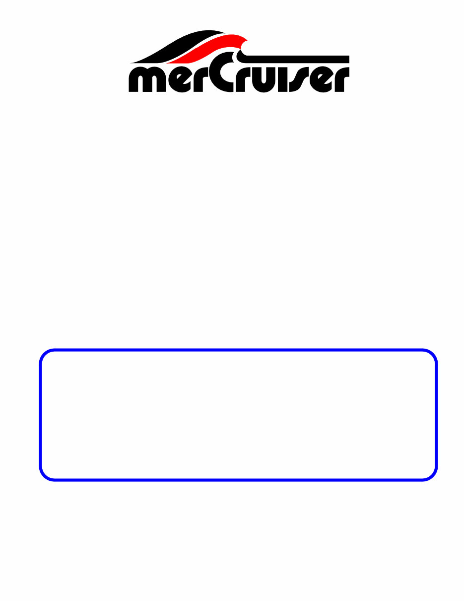 1988-1998 Mercruiser Bravo I II III Outdrives Sterndrives Service & Repair Manual preview img 1