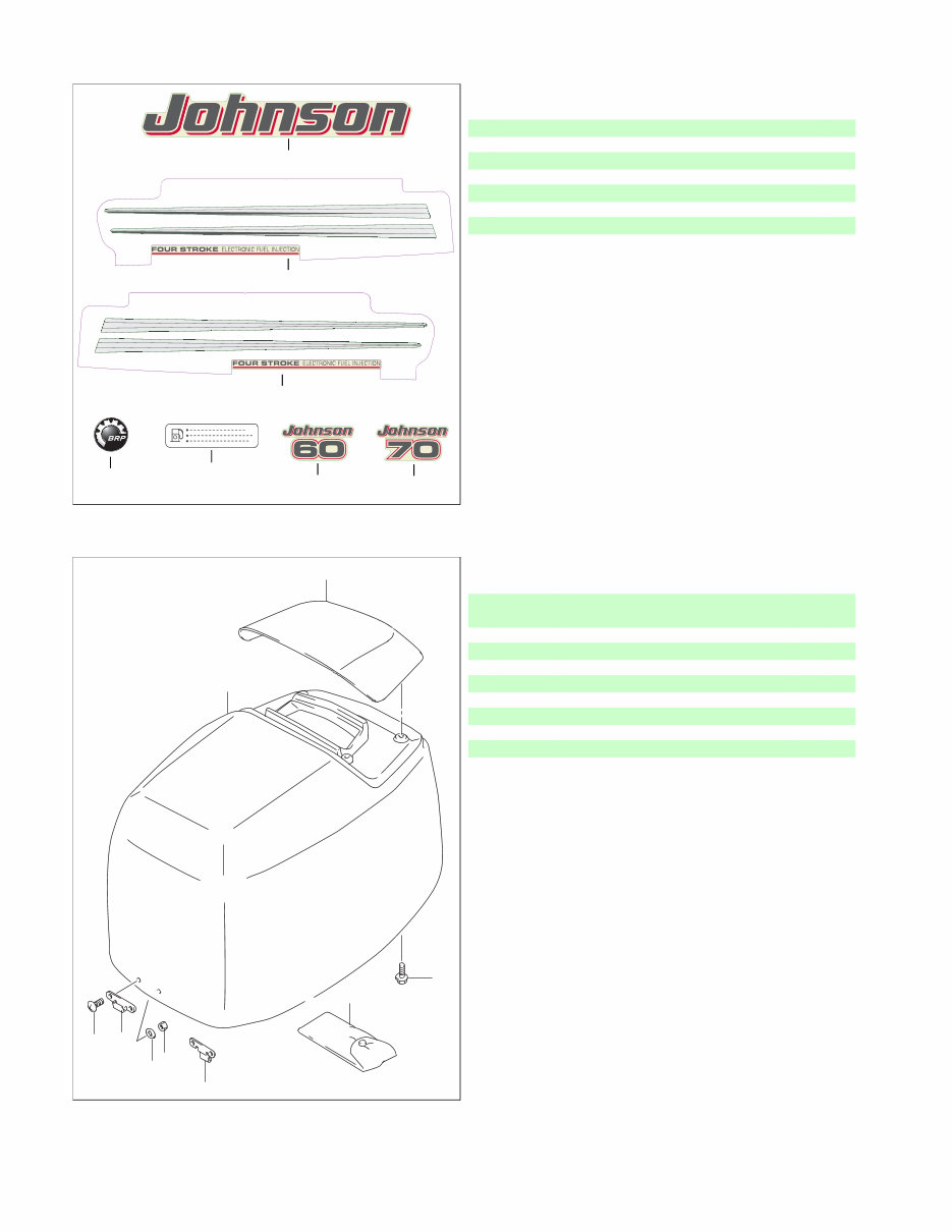 2006 Johnson Evinrude 60HP-70HP 4-Stroke Outboard Parts Catalog Manual preview img 8