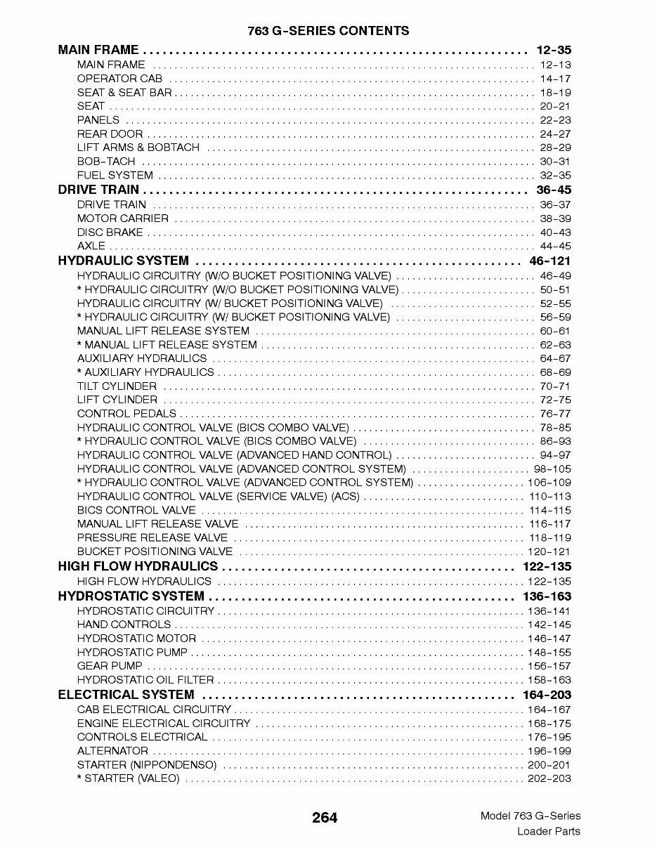 Model 763G Skid Steer Loader Parts Catalog preview img 6