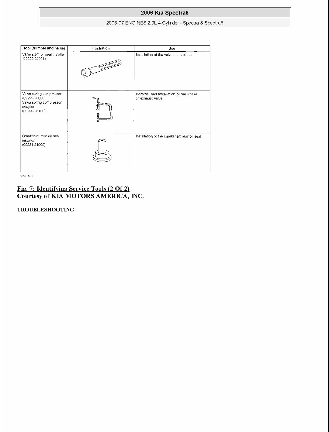 2006 Kia Spectra Service & Repair Manual preview img 6