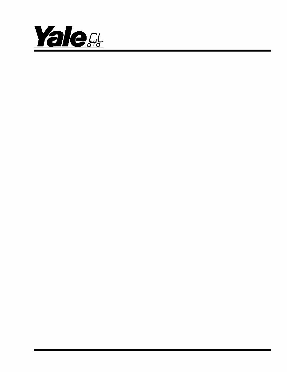 YALE (D876) GDP/GLP170-280DB, (D877) GDP/GLP300-360EB Lift Truck Service Repair Manual preview img 1
