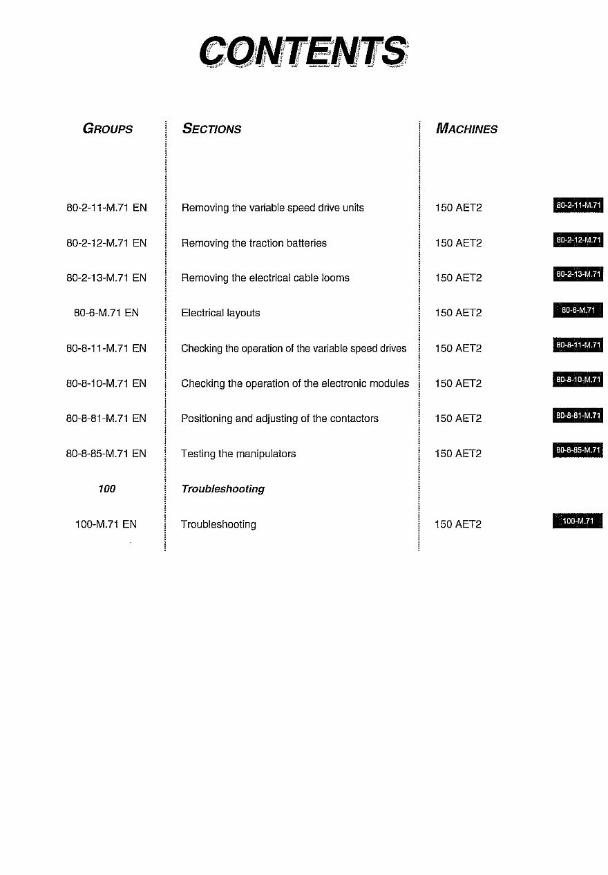 Manitou 150 AET 2 Access Platform Workshop Service Manual preview img 6
