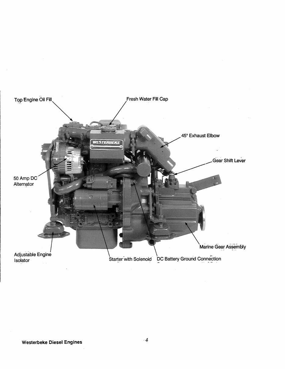 WESTERBEKE 20B TWO 30B THREE Marine Diesel Engine Manual preview img 6