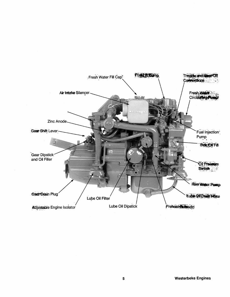 WESTERBEKE 20B TWO 30B THREE Marine Diesel Engine Manual preview img 7