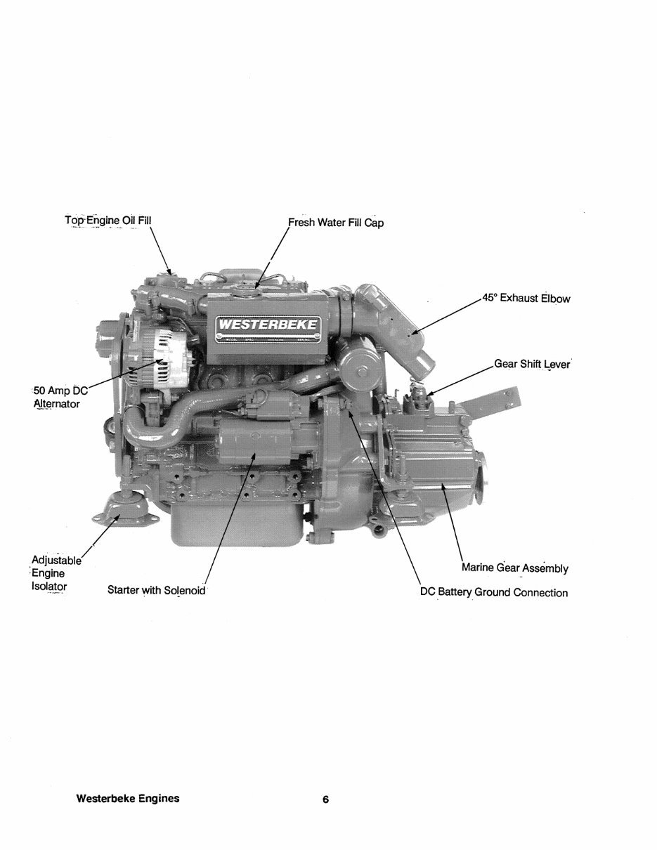 WESTERBEKE 20B TWO 30B THREE Marine Diesel Engine Manual preview img 8