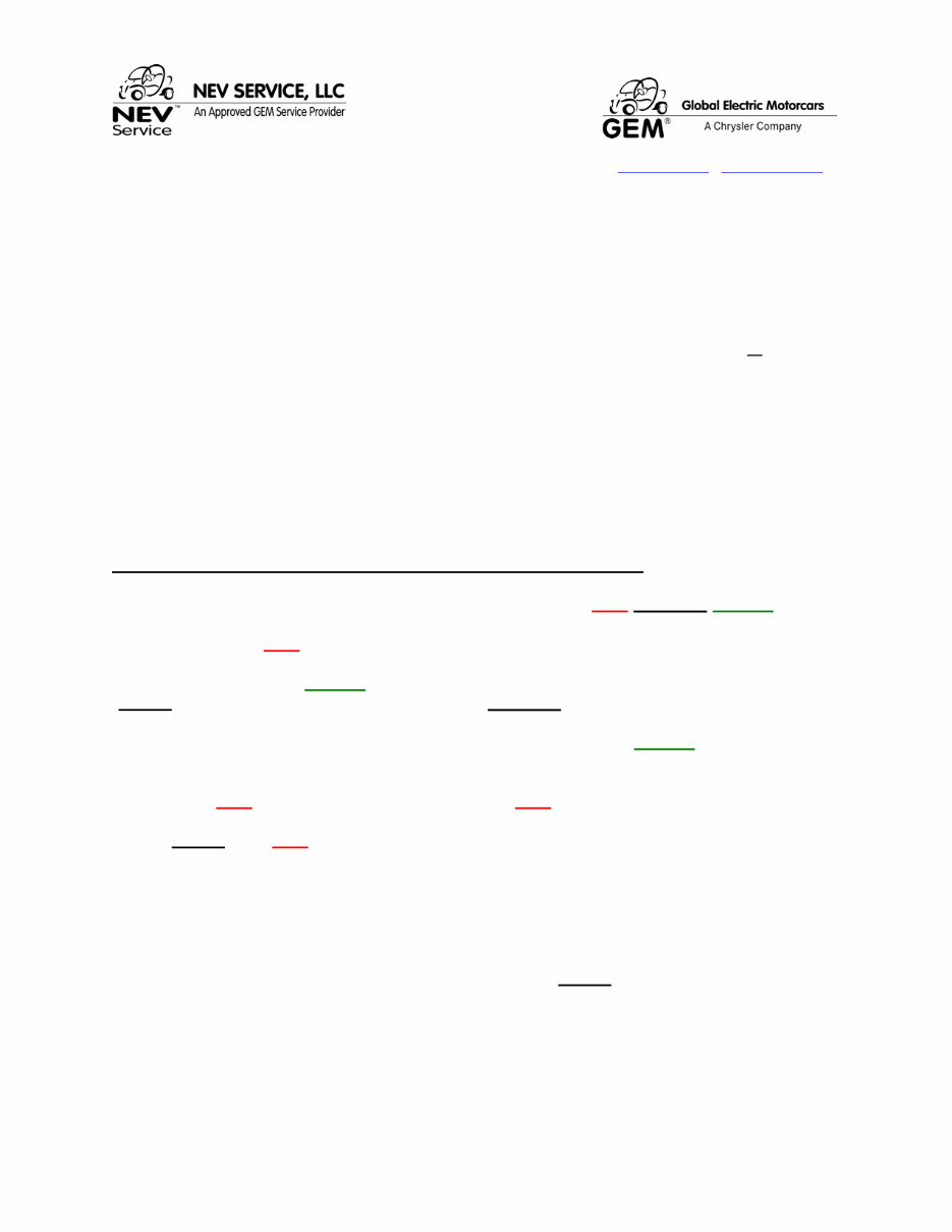 1999-2004 GEM E825 2 & 4 Passenger NEV OEM Service & Repair Manual preview img 1