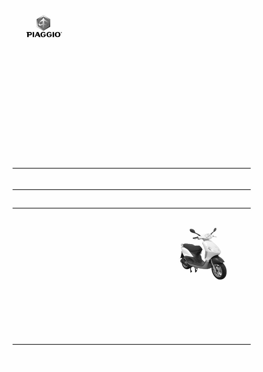 Piaggio Fly 50 2T Repair Service Manual preview img 1