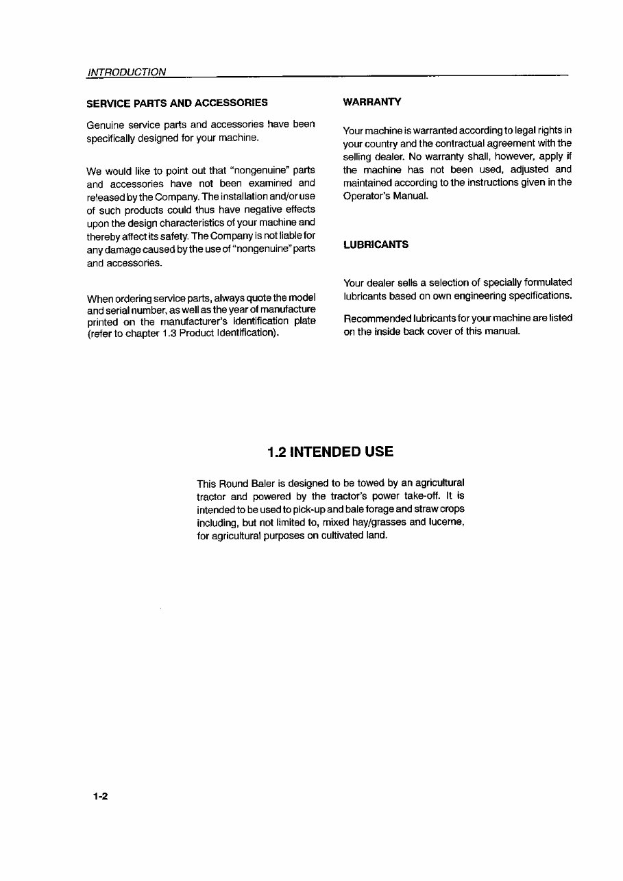 New Holland 648/658 Baler Operators Manual preview img 8