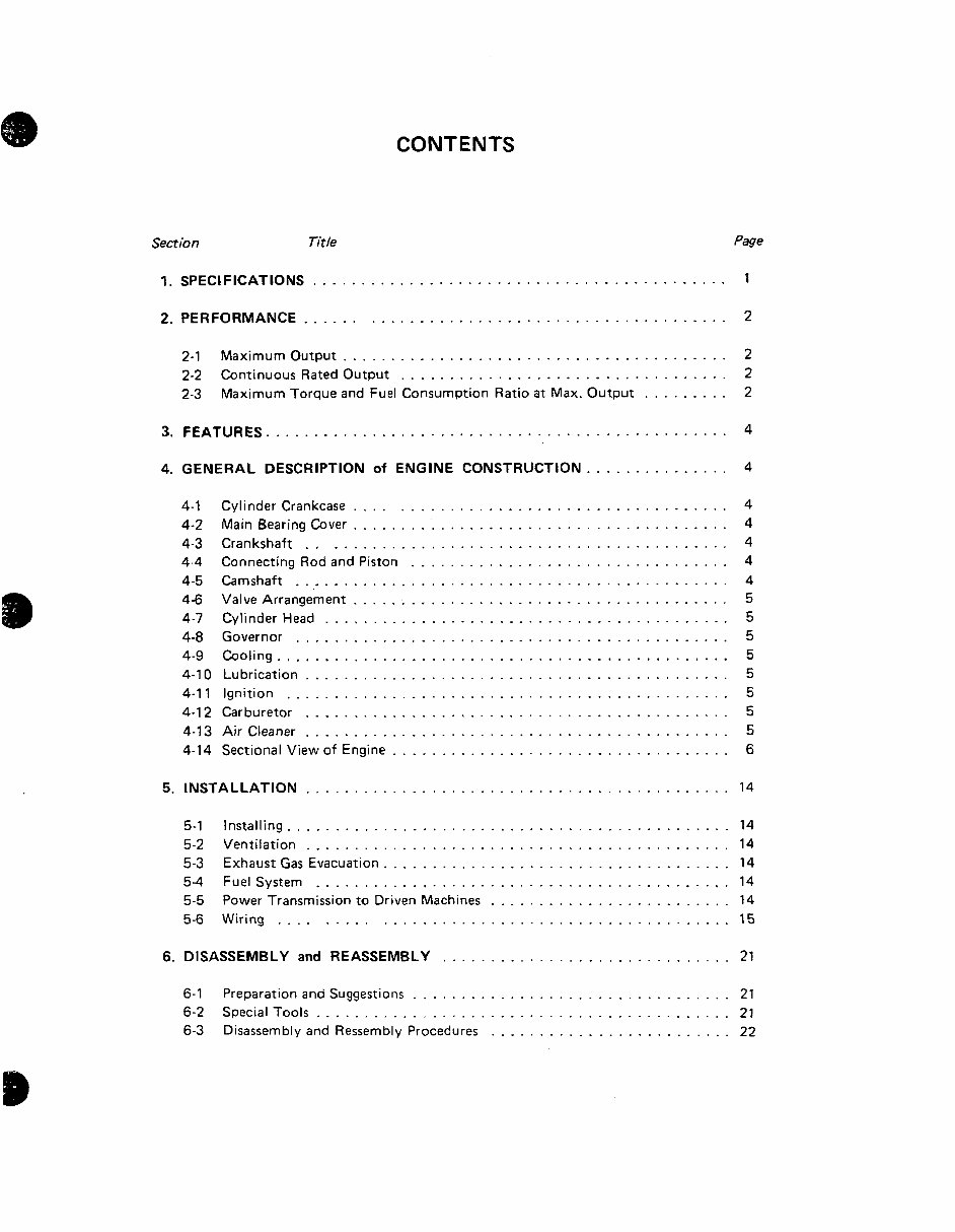 Robin EY14, EY18-3,EY23, Ey25-2, EY27-2 service manual preview img 3