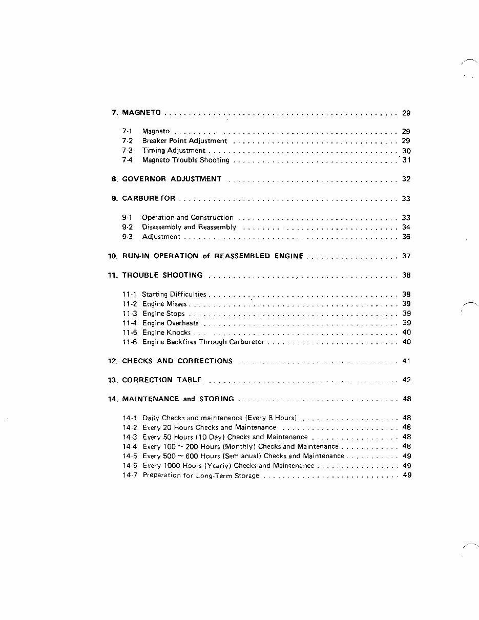 Robin EY14, EY18-3,EY23, Ey25-2, EY27-2 service manual preview img 4