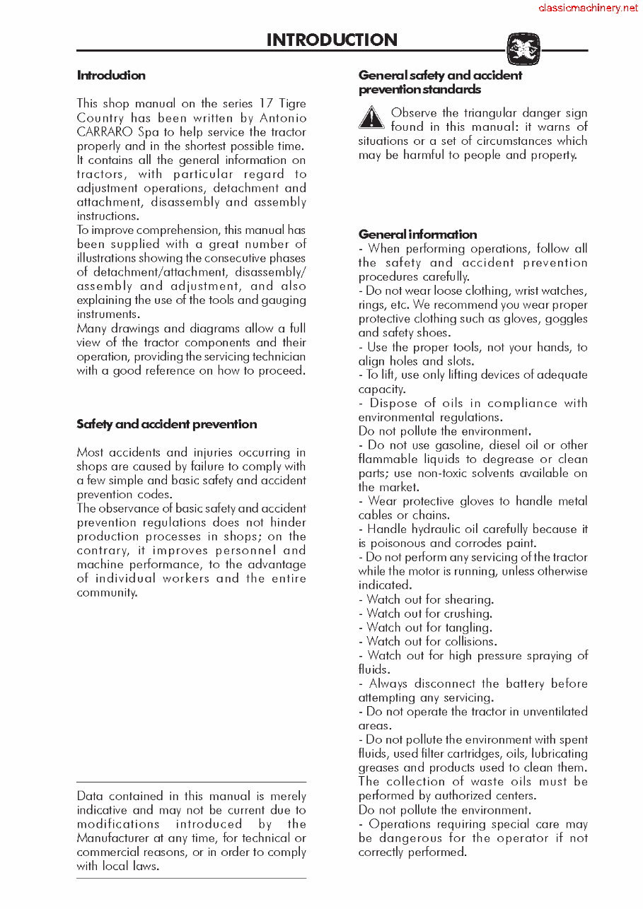 Tigre Country 4300 Tractor Service Repair Manual preview img 3